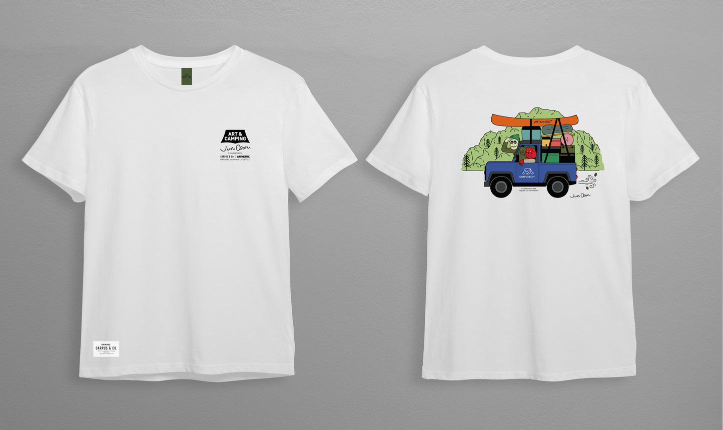 Artdicted x Jun Oson x Carpus Tee - On the road