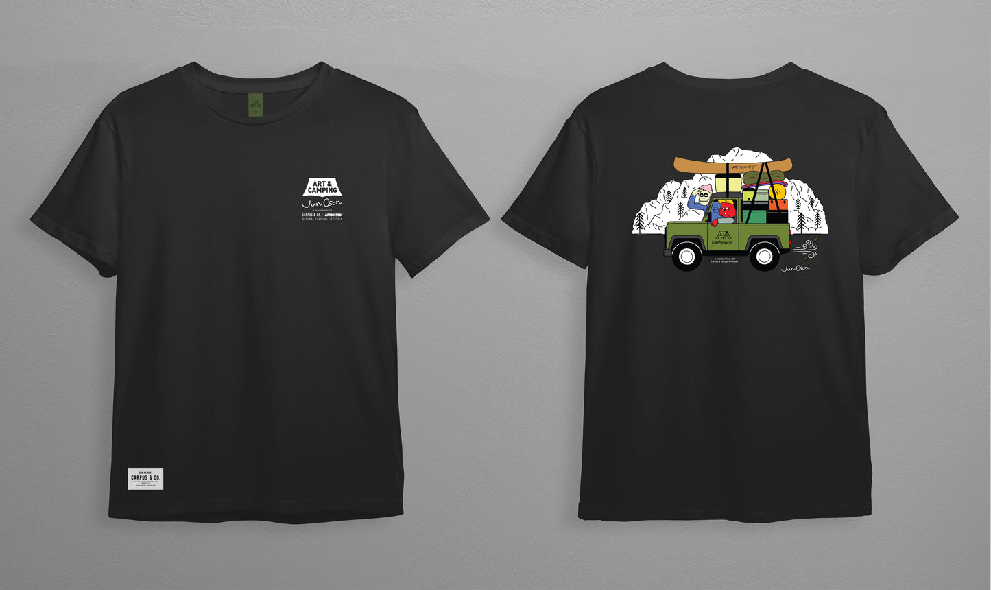 Artdicted x Jun Oson x Carpus Tee - On the road