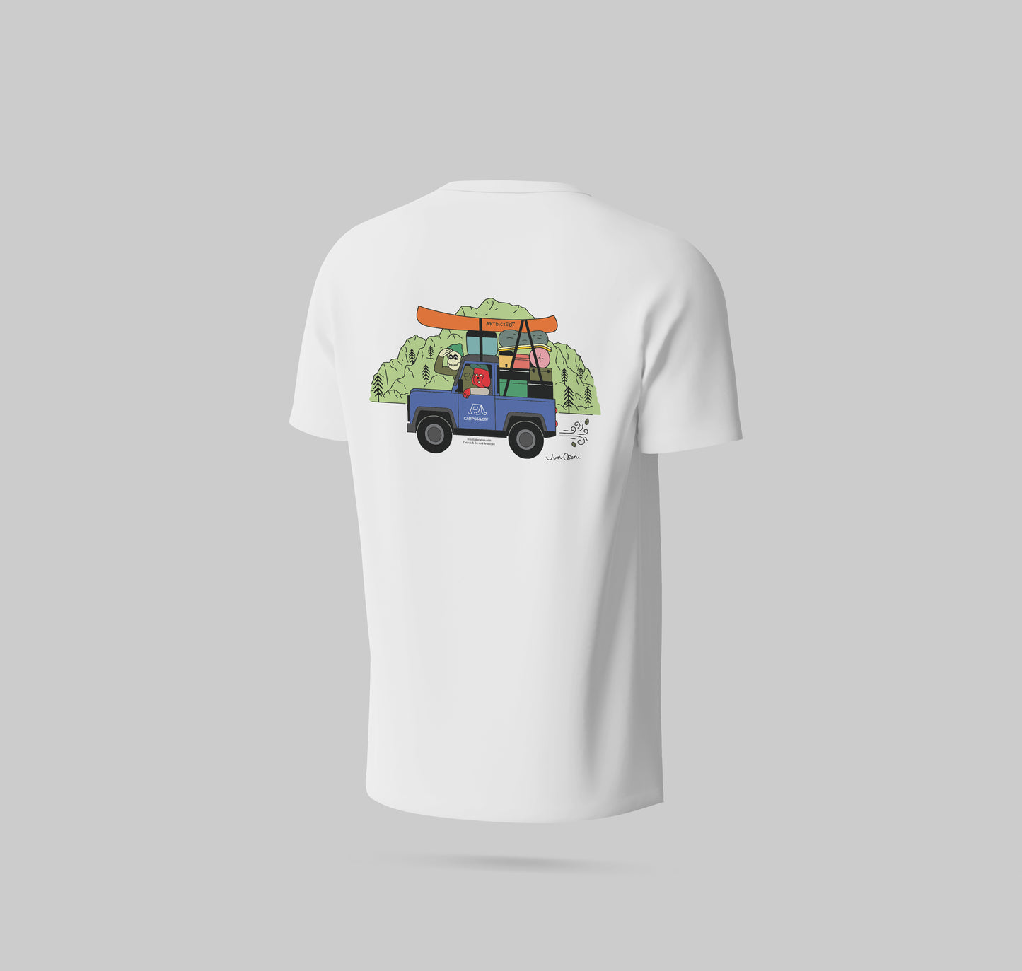 Artdicted x Jun Oson x Carpus Tee - On the road