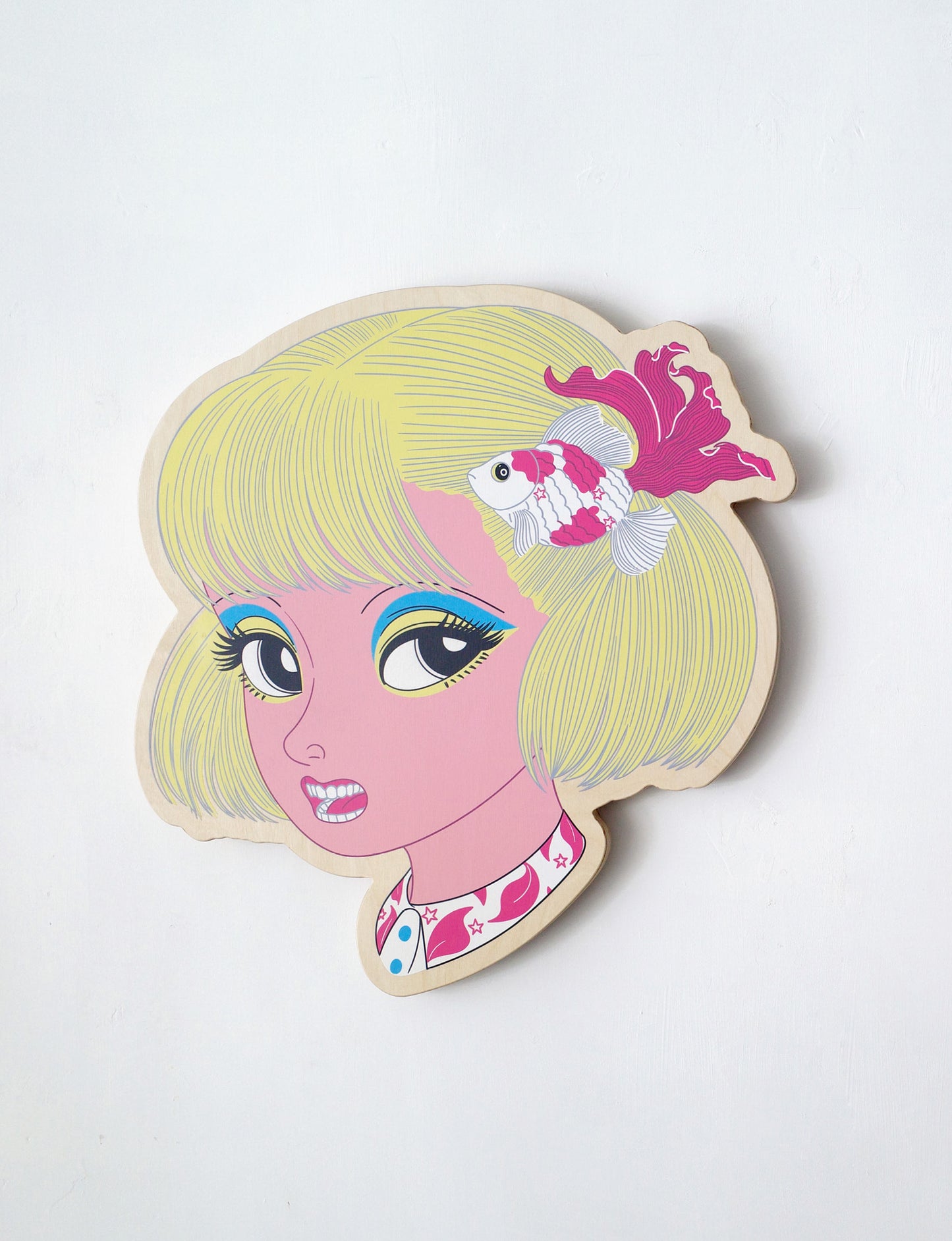 Artdicted X Masanori Ushiki X Startfromzero wood print - Oranda
