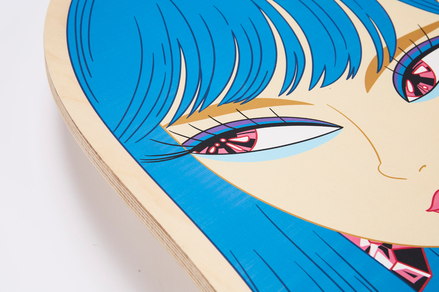 Artdicted X Masanori Ushiki X Startfromzero wood print - Ruby