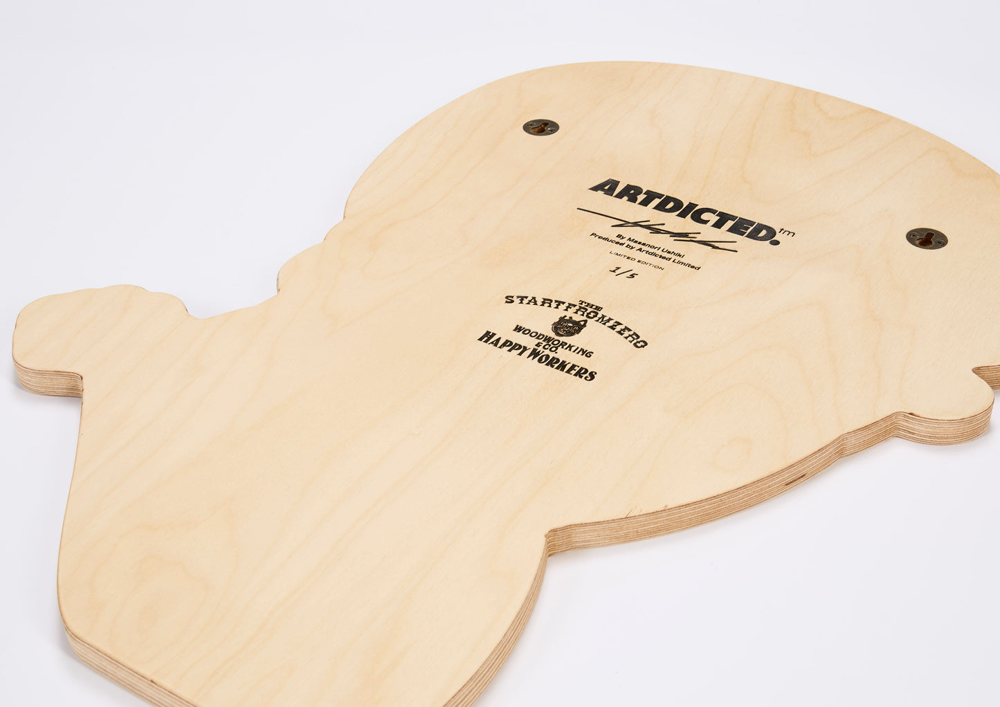 Artdicted X Masanori Ushiki X Startfromzero wood print - Greenie