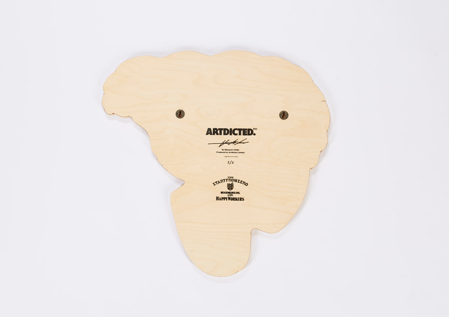 Artdicted X Masanori Ushiki X Startfromzero wood print - Pearl