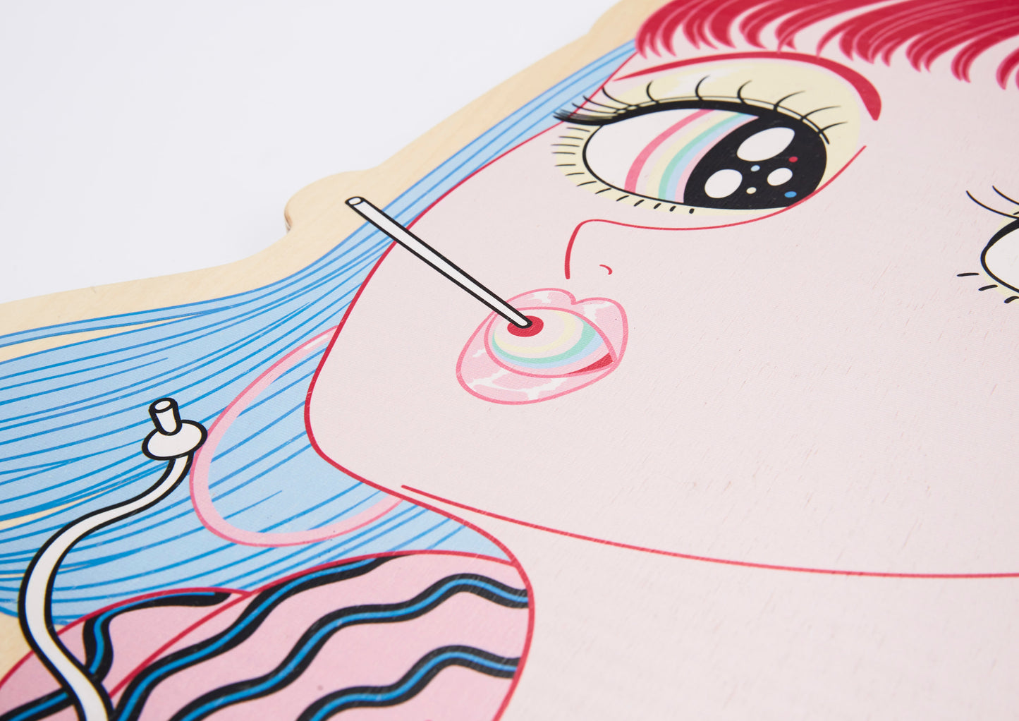 Artdicted X Masanori Ushiki X Startfromzero wood print - Chupa