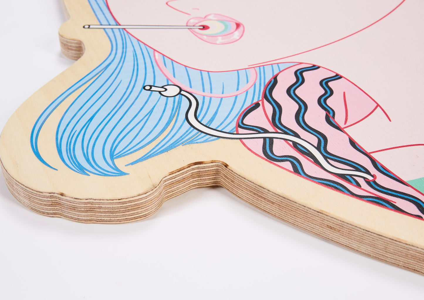 Artdicted X Masanori Ushiki X Startfromzero wood print - Chupa