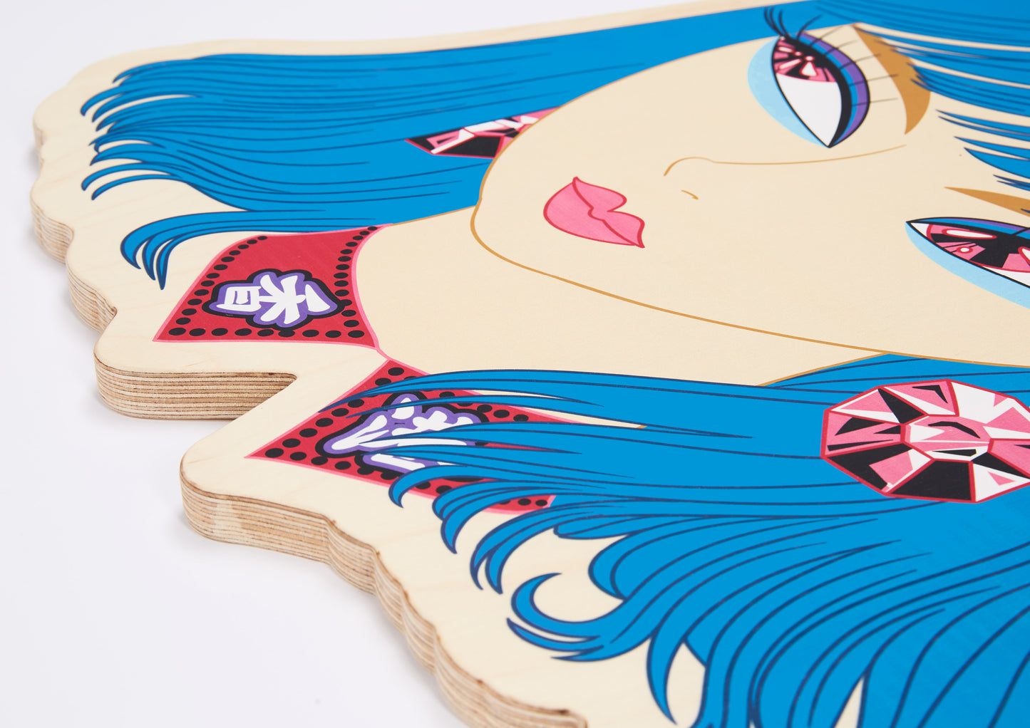 Artdicted X Masanori Ushiki X Startfromzero wood print - Ruby