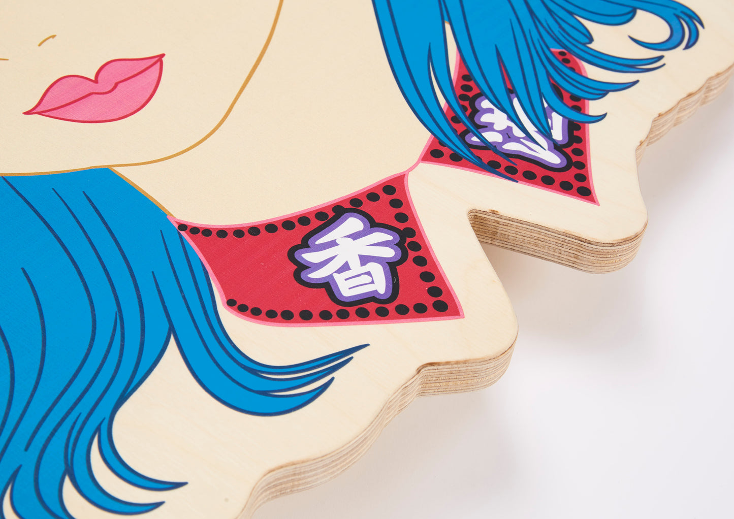 Artdicted X Masanori Ushiki X Startfromzero wood print - Ruby