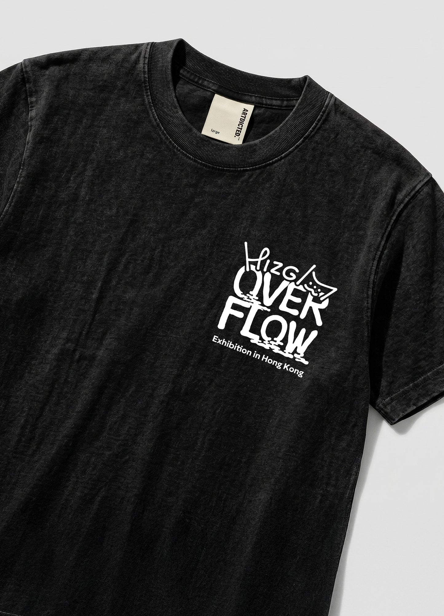 Hizgi Overflow exhibition - Hizgi x Artdicted Limited Edition Graphics Tee