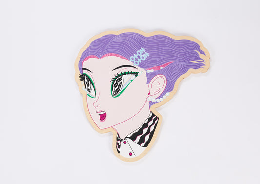 Artdicted X Masanori Ushiki X Startfromzero wood print - Pearl